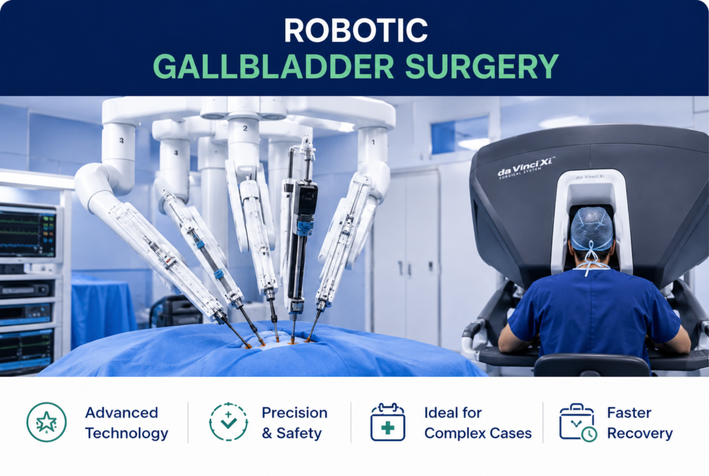 Robotic gallbladder surgery in Delhi